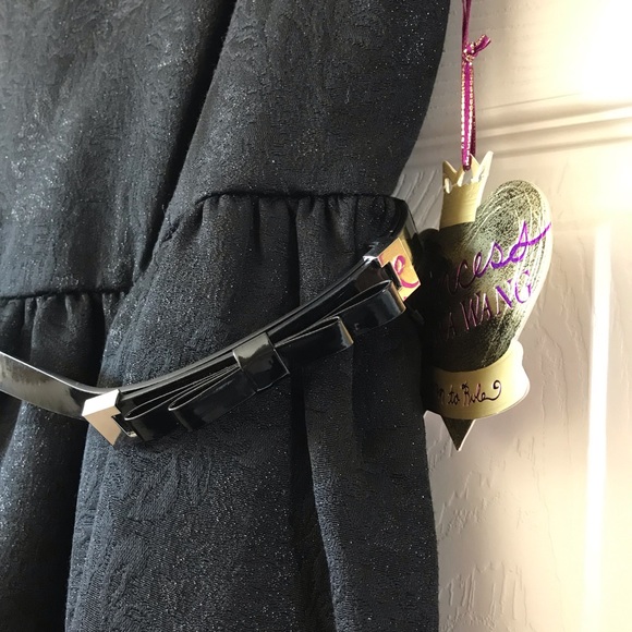 Princess Vera Wang black dress sheer back detail - Picture 3 of 4